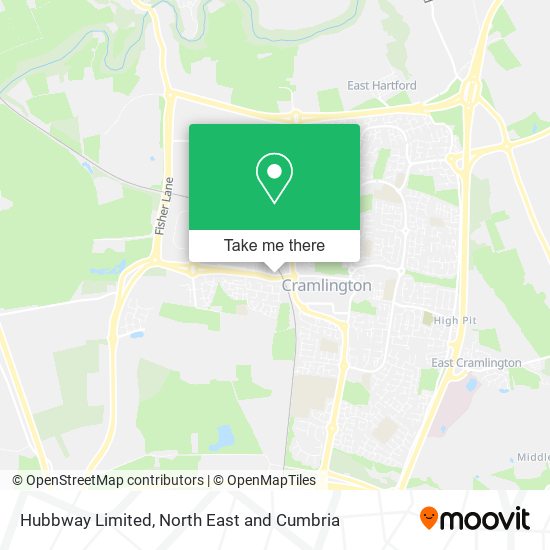 Hubbway Limited map