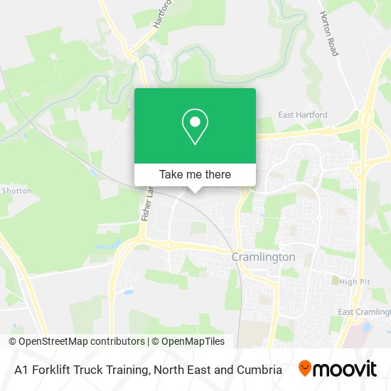A1 Forklift Truck Training map