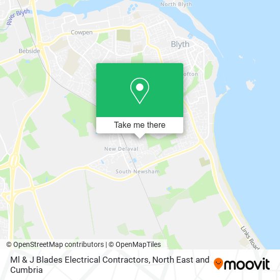 Ml & J Blades Electrical Contractors map