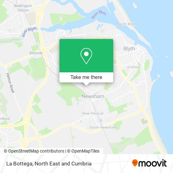 La Bottega map
