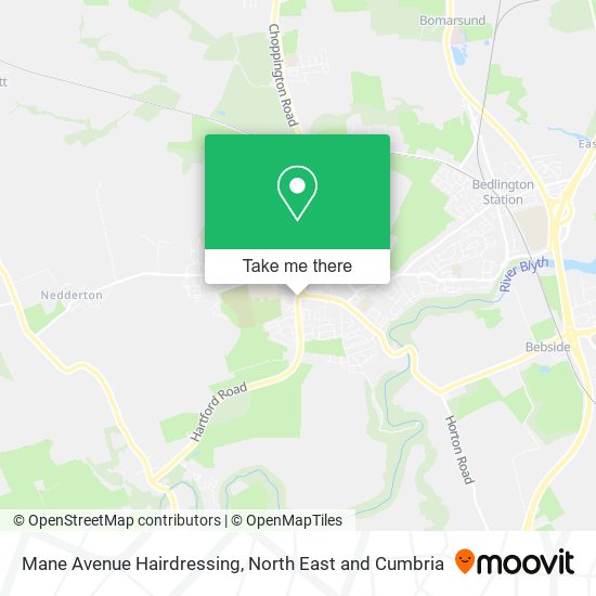 Mane Avenue Hairdressing map