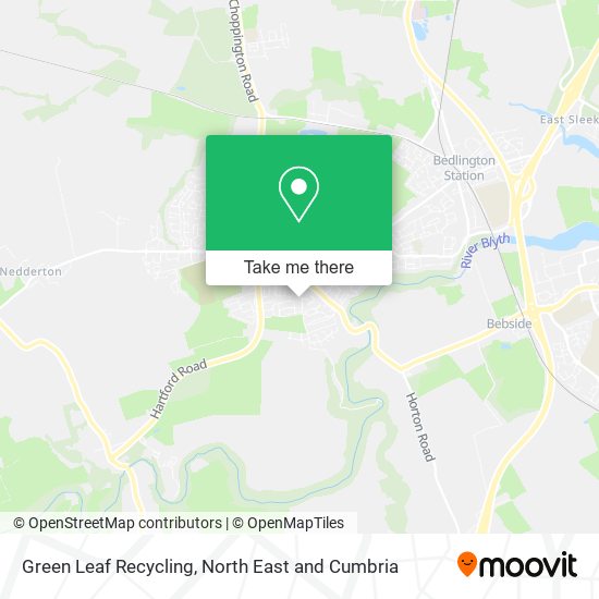 Green Leaf Recycling map