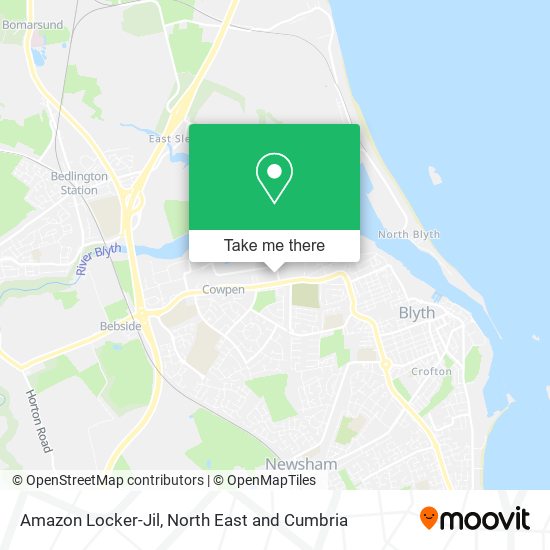 Amazon Locker-Jil map