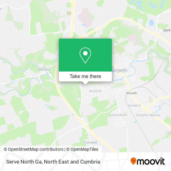 Serve North Ga map