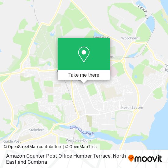 Amazon Counter-Post Office Humber Terrace map