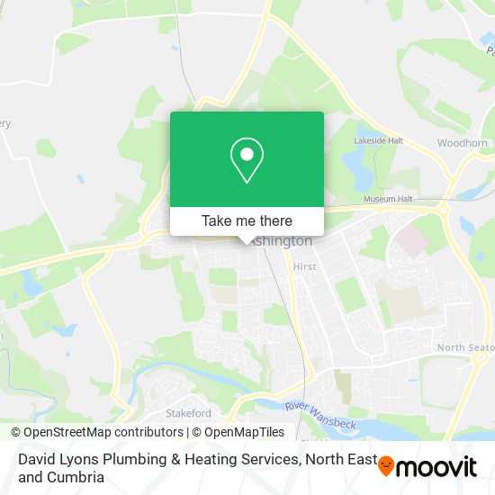 David Lyons Plumbing & Heating Services map