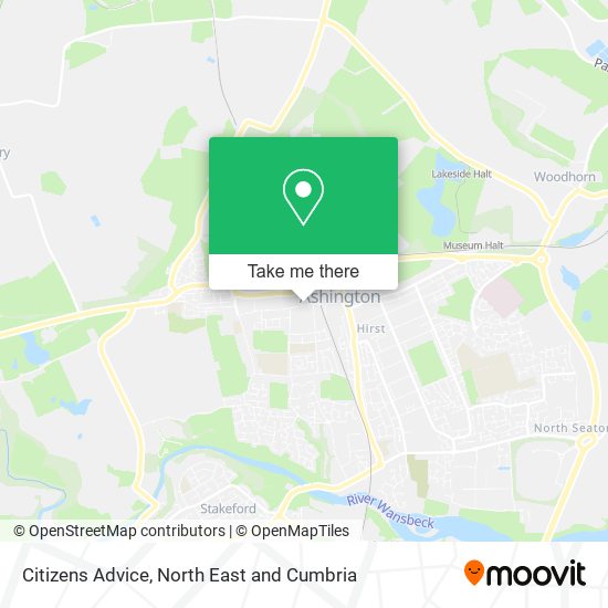 Citizens Advice map