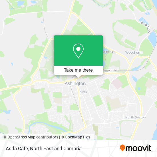 Asda Cafe map