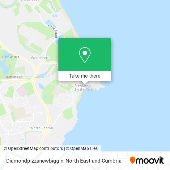 Diamondpizzanewbiggin map