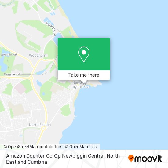 Amazon Counter-Co-Op Newbiggin Central map