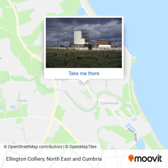 Ellington Colliery map