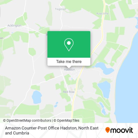 Amazon Counter-Post Office Hadston map