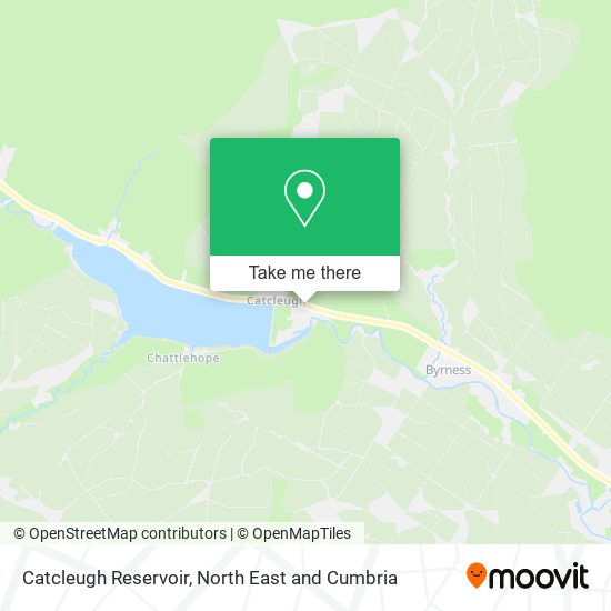 Catcleugh Reservoir map