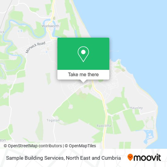 Sample Building Services map