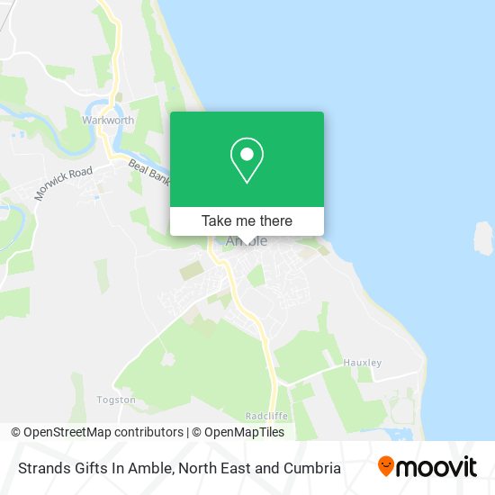 Strands Gifts In Amble map