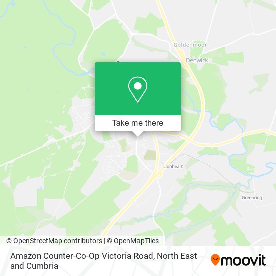 Amazon Counter-Co-Op Victoria Road map