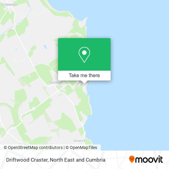 Driftwood Craster map