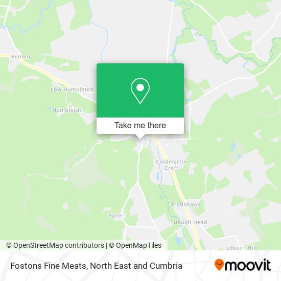 Fostons Fine Meats map