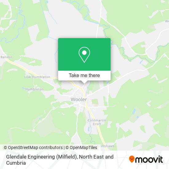 Glendale Engineering (Milfield) map