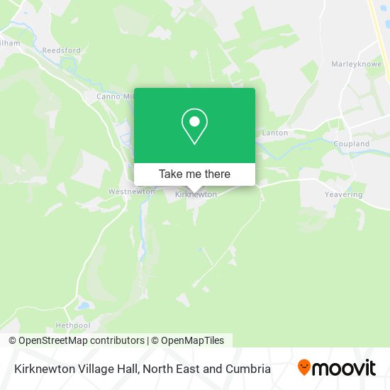 Kirknewton Village Hall map