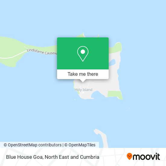 Blue House Goa map