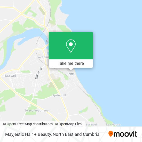 Mayjestic Hair + Beauty map