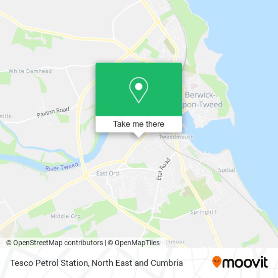 Tesco Petrol Station map