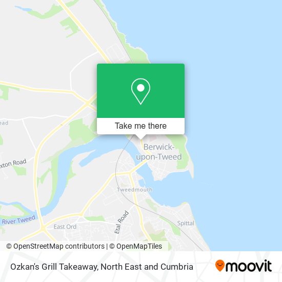 Ozkan's Grill Takeaway map