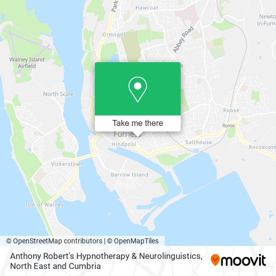 Anthony Robert's Hypnotherapy & Neurolinguistics map