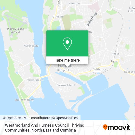 Westmorland And Furness Council Thriving Communities map