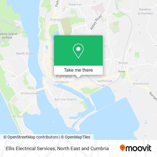 Ellis Electrical Services map