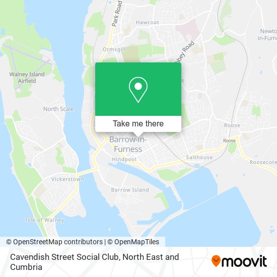 Cavendish Street Social Club map