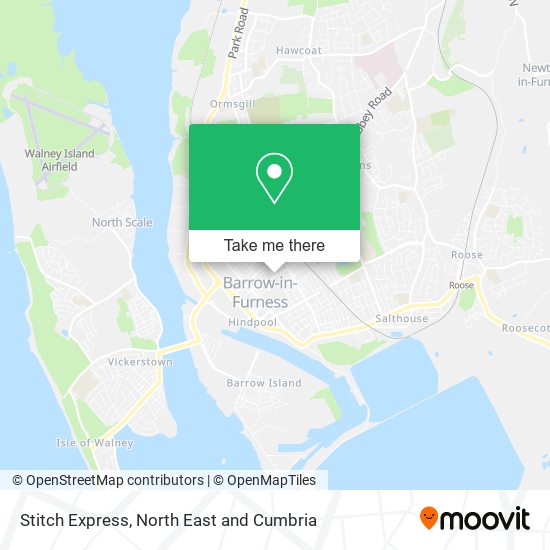 Stitch Express map
