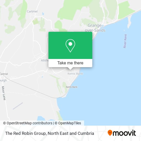 The Red Robin Group map