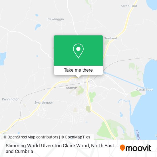 Slimming World Ulverston Claire Wood map