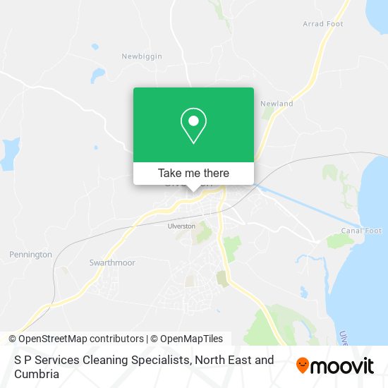 S P Services Cleaning Specialists map