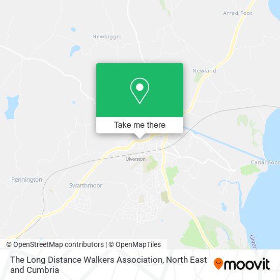 The Long Distance Walkers Association map