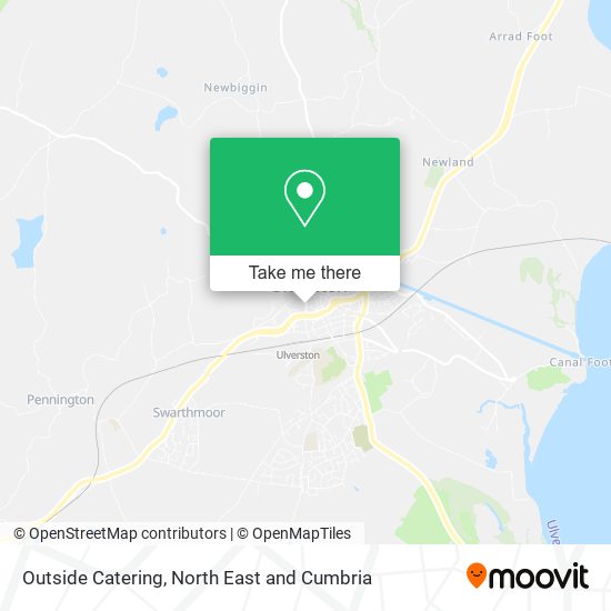 Outside Catering map