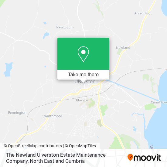 The Newland Ulverston Estate Maintenance Company map