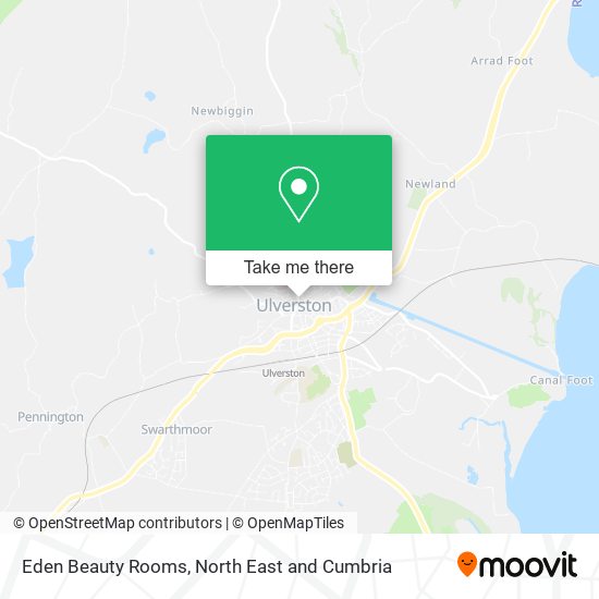 Eden Beauty Rooms map