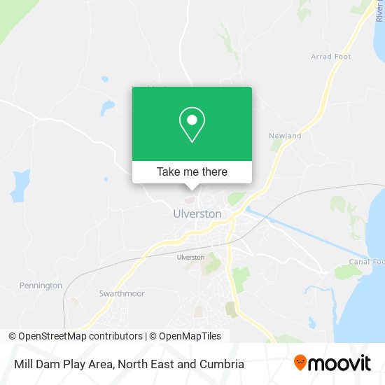 Mill Dam Play Area map