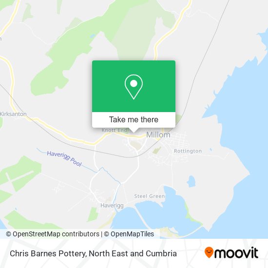 Chris Barnes Pottery map