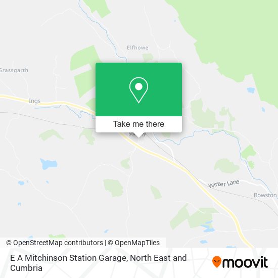 E A Mitchinson Station Garage map