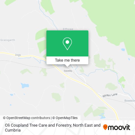 Oli Coupland Tree Care and Forestry map