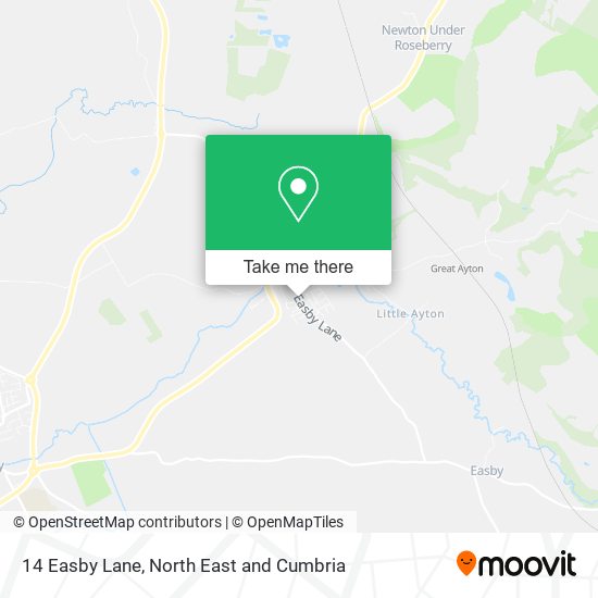 14 Easby Lane map