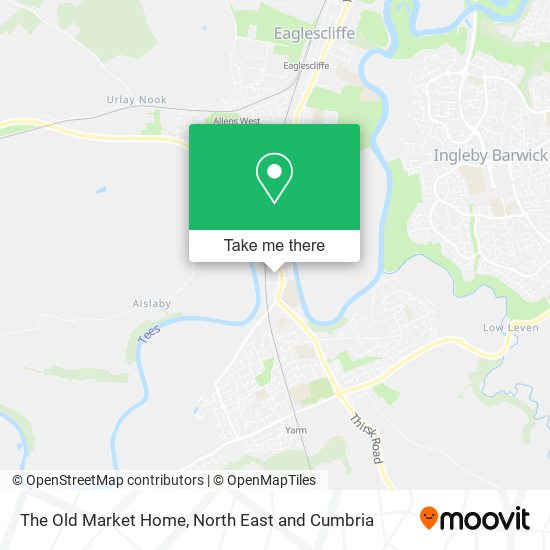 The Old Market Home map