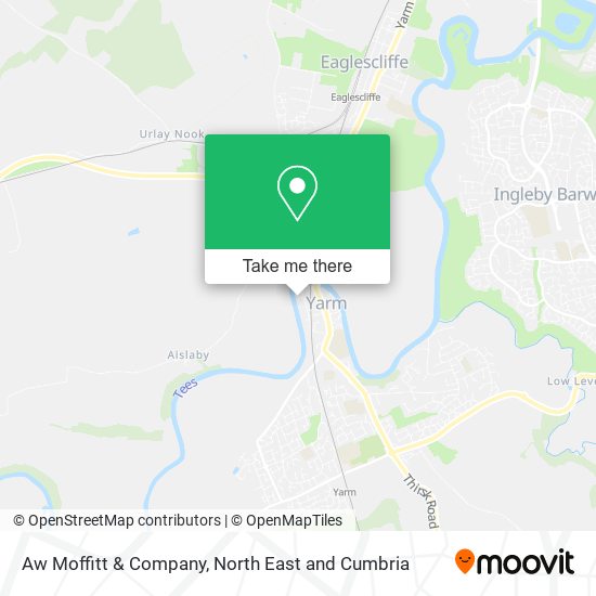 Aw Moffitt & Company map
