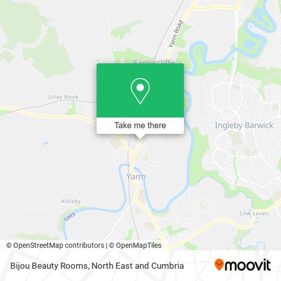 Bijou Beauty Rooms map