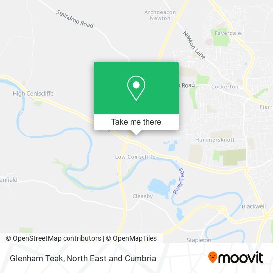 Glenham Teak map