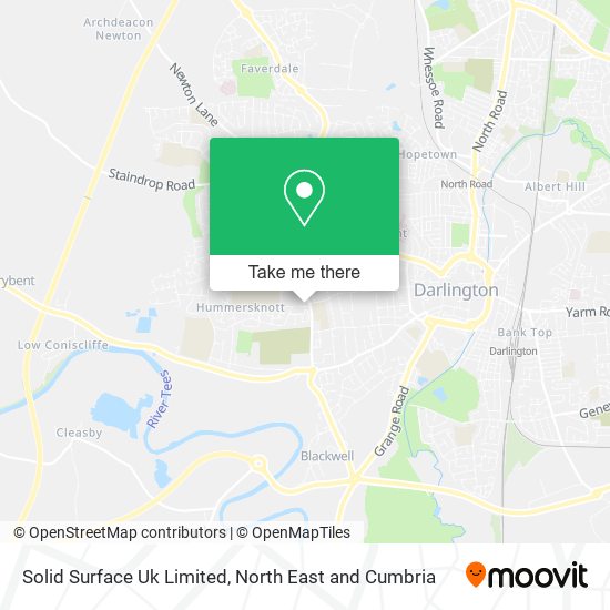 Solid Surface Uk Limited map